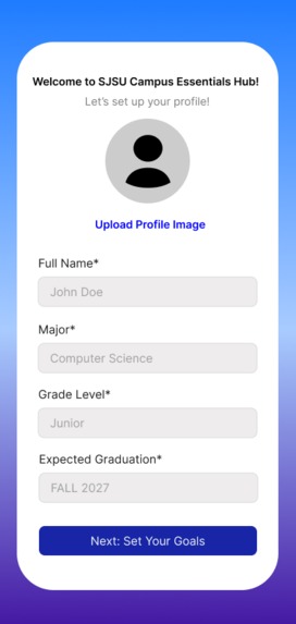SJSU Campus Essentials Hub – screenshot 2