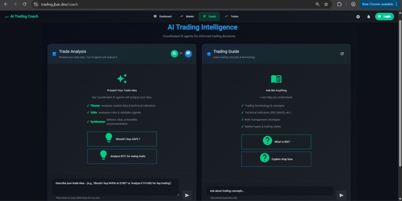 JBAC AI Trading Coach – screenshot 4