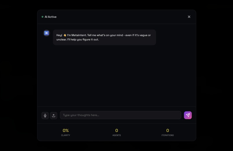 MetaIntent – screenshot 2