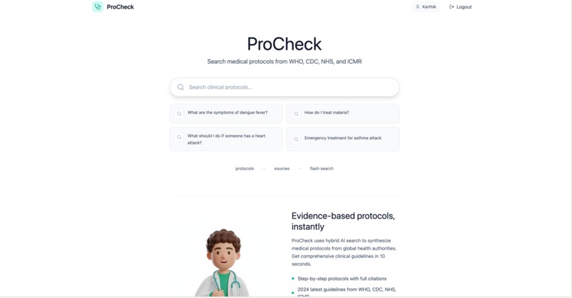 Procheck – screenshot 1