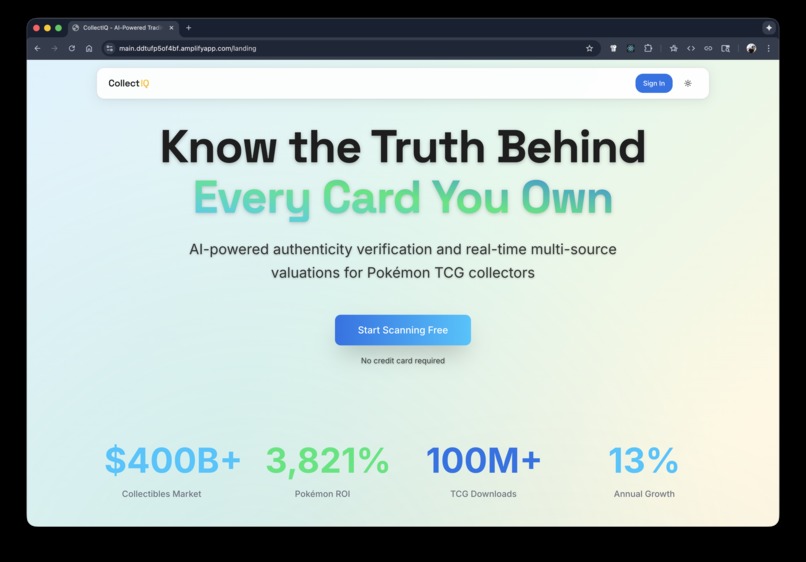 CollectIQ – screenshot 2