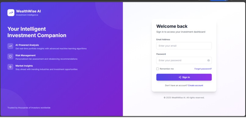 Wealthwise AI – screenshot 3