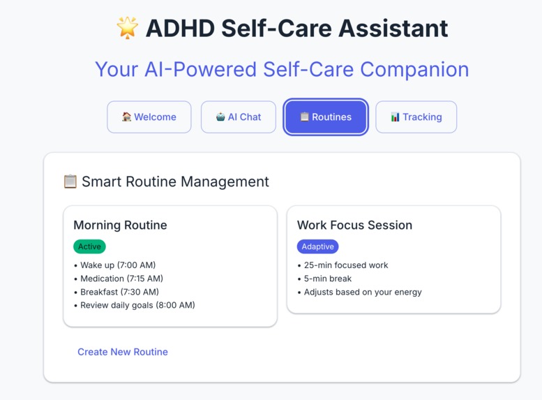 ADHD Self-Care Assistant – screenshot 3