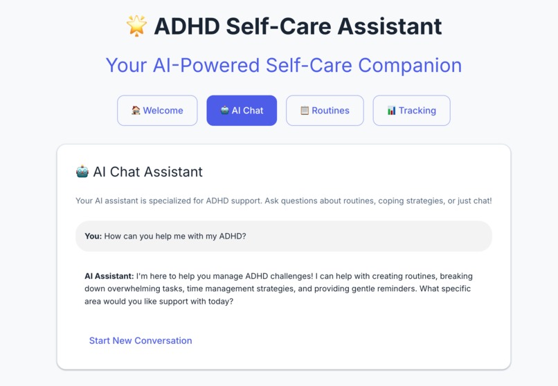 ADHD Self-Care Assistant – screenshot 2
