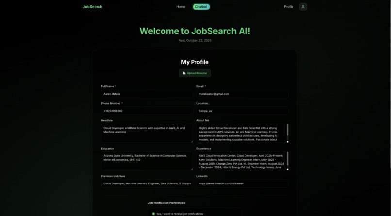 Agentic Job Search – screenshot 2