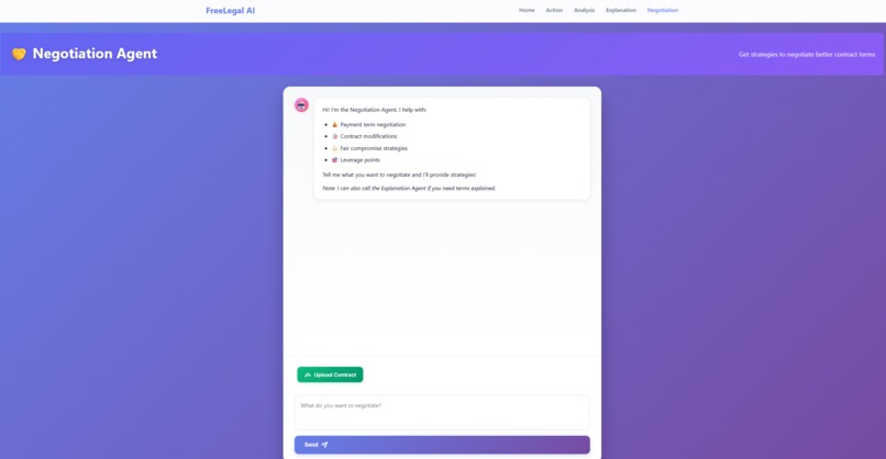 FreeLegal AI - Freelancer Legal Assistant – screenshot 3