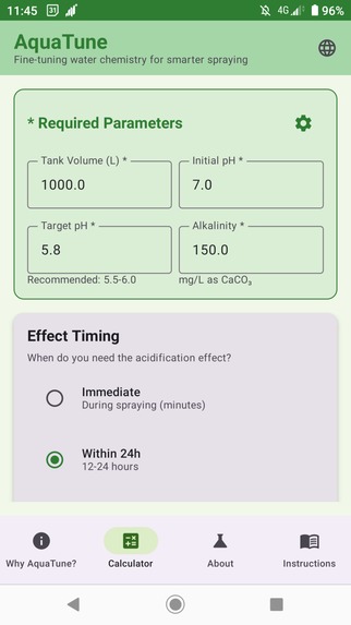 AquaTune – screenshot 1