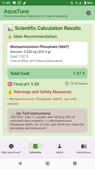 AquaTune – screenshot 3