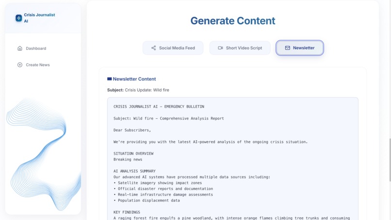 Disaster News Application – screenshot 5