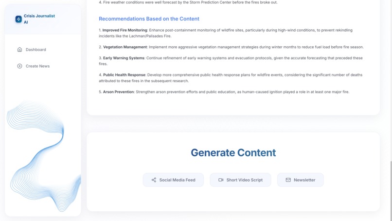 Disaster News Application – screenshot 6