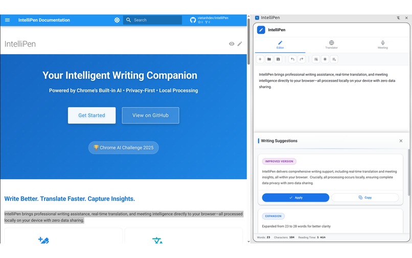 IntelliPen – screenshot 1