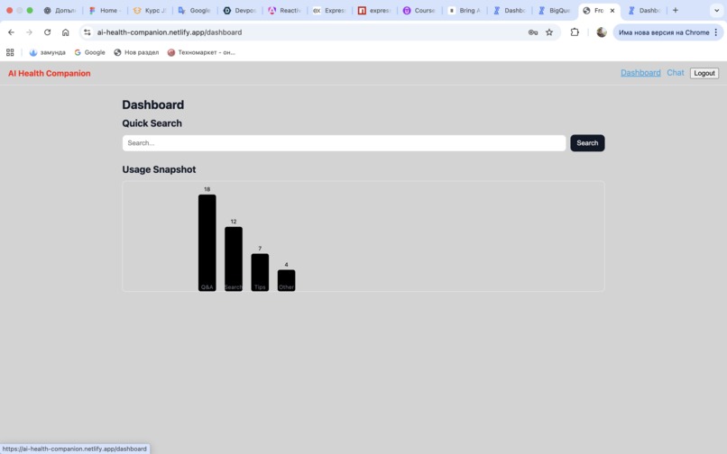 AI-Health-Companion – screenshot 3