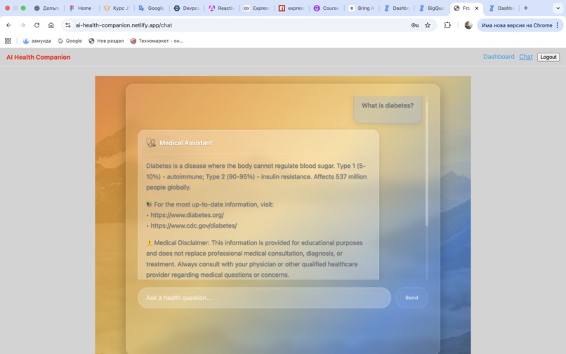 AI-Health-Companion – screenshot 5