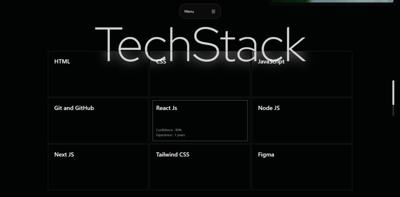 Portfolio  – screenshot 2