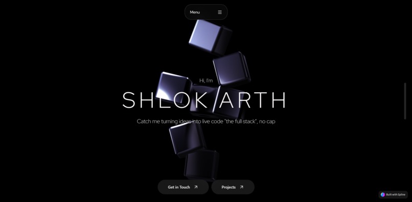 Portfolio  – screenshot 1
