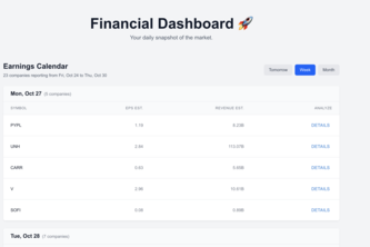 Earnings Radar — AI Earnings Analyzes