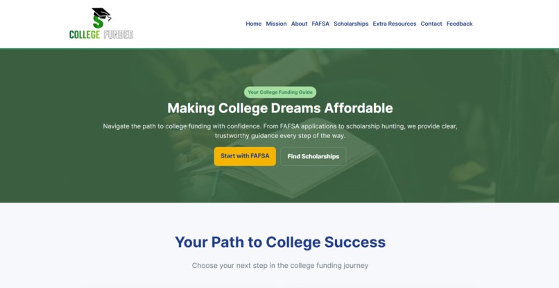 College Funded – screenshot 1