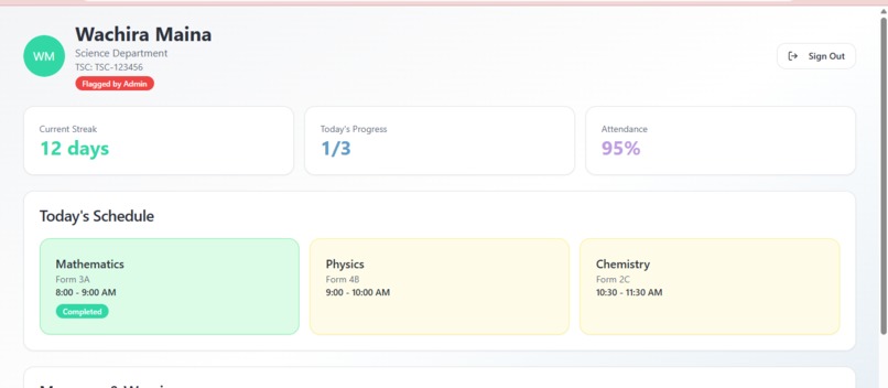 Edutrack – screenshot 3