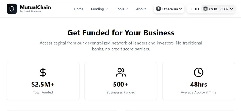 MutualChain – screenshot 2