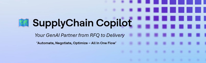 GenAI SupplyChain Copilot – screenshot 1