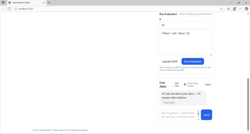 SearchSphere Agent  – screenshot 1