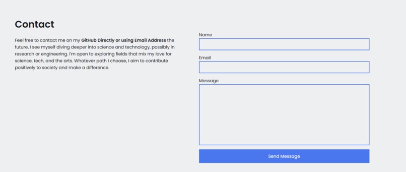 Simple and Clean Portfolio Website | Optimized | HTML + CSS – screenshot 2