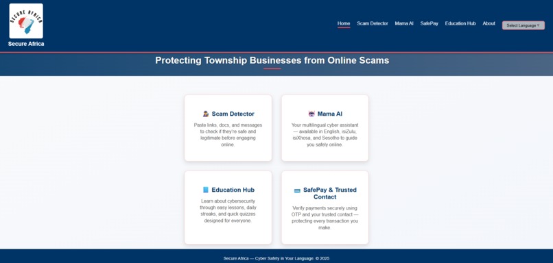 Secure Africa – screenshot 2