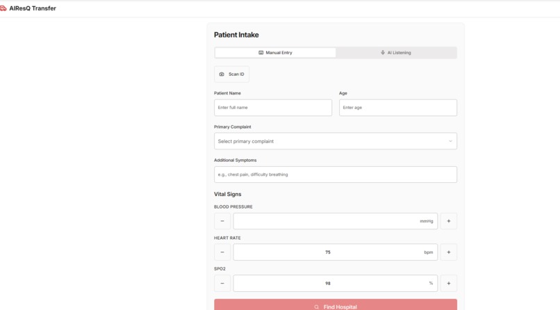 ResQTransfer — AI-Powered Smart File Transfer System – screenshot 1