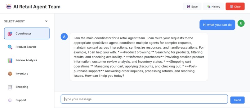 AI Retail Agent Team Intelligent Retail Operations Platform – screenshot 3