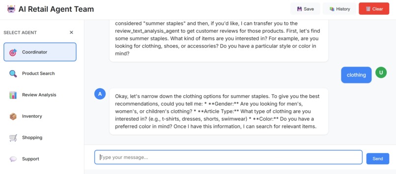AI Retail Agent Team Intelligent Retail Operations Platform – screenshot 4