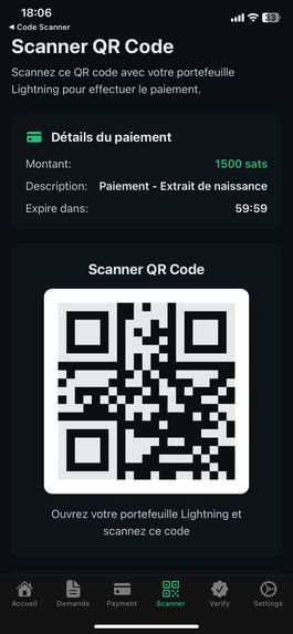 DioteKo-Certificats Administratifs Sécurisés BTC-Lightning – screenshot 6