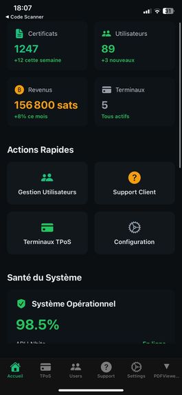 DioteKo-Certificats Administratifs Sécurisés BTC-Lightning – screenshot 11