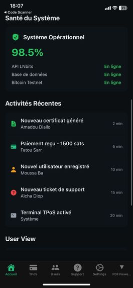 DioteKo-Certificats Administratifs Sécurisés BTC-Lightning – screenshot 12