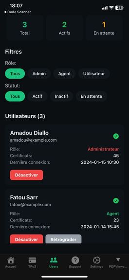 DioteKo-Certificats Administratifs Sécurisés BTC-Lightning – screenshot 14