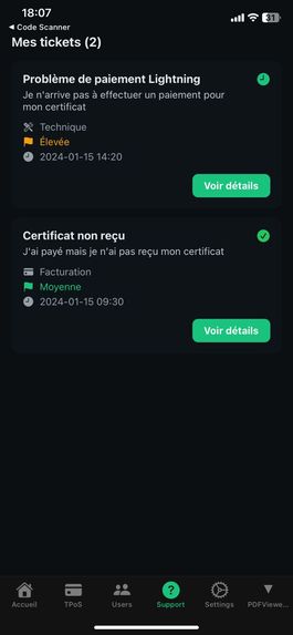 DioteKo-Certificats Administratifs Sécurisés BTC-Lightning – screenshot 15