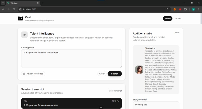 Cast – screenshot 2