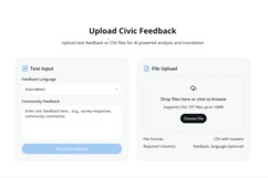 CivicLens  – screenshot 2