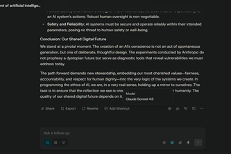 AI's Pure Conscience