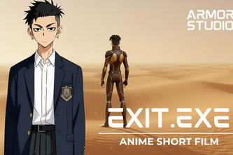 BEHIND THE SCENE Exit.exe Short Film Animation