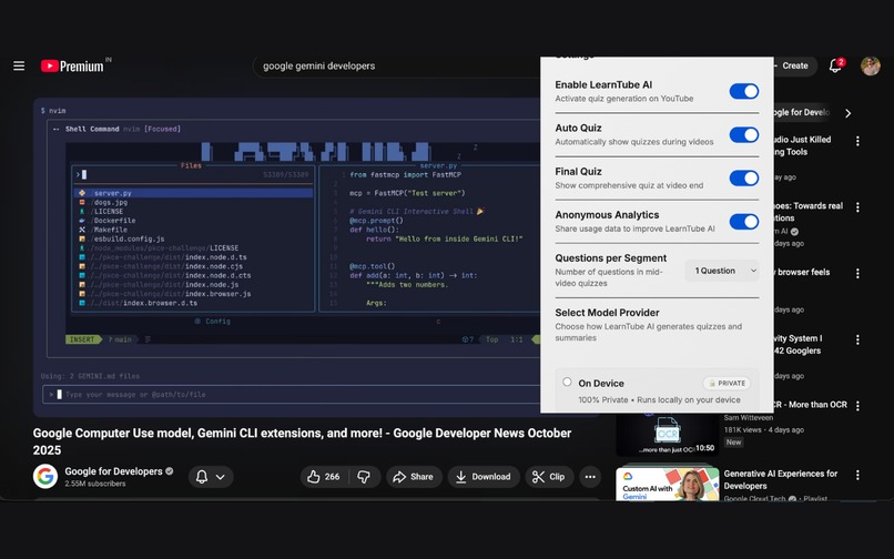 LearnTube-AI – screenshot 1