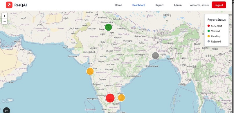 ResQAI: Report. Respond. Rescue. – screenshot 4