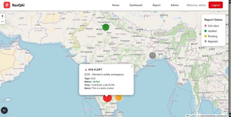 ResQAI: Report. Respond. Rescue. – screenshot 5