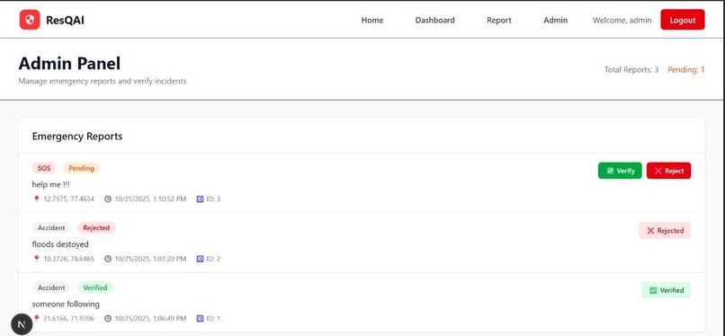 ResQAI: Report. Respond. Rescue. – screenshot 7