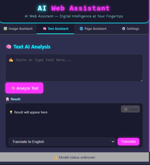 AI-Web-Assistant – screenshot 2