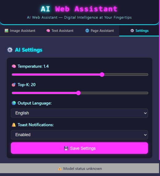 AI-Web-Assistant – screenshot 4