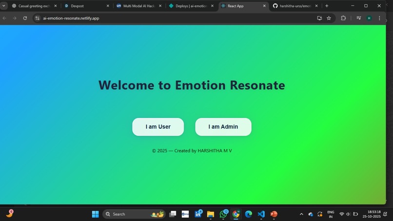 EmotionResonate: AI Mood Avatar – screenshot 1