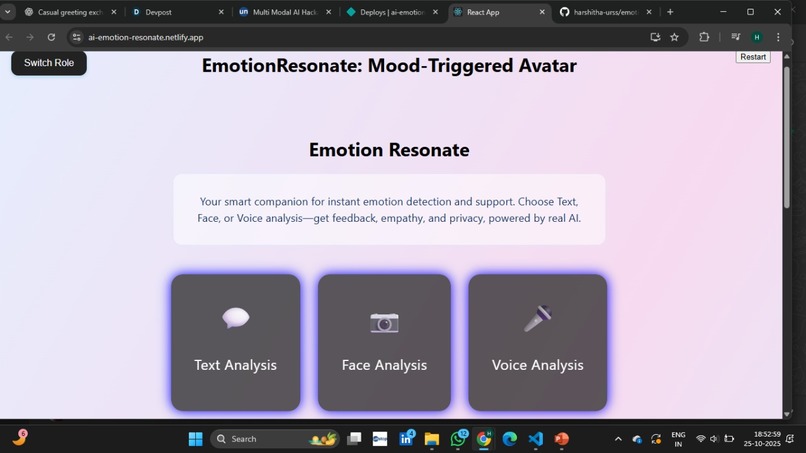 EmotionResonate: AI Mood Avatar – screenshot 2