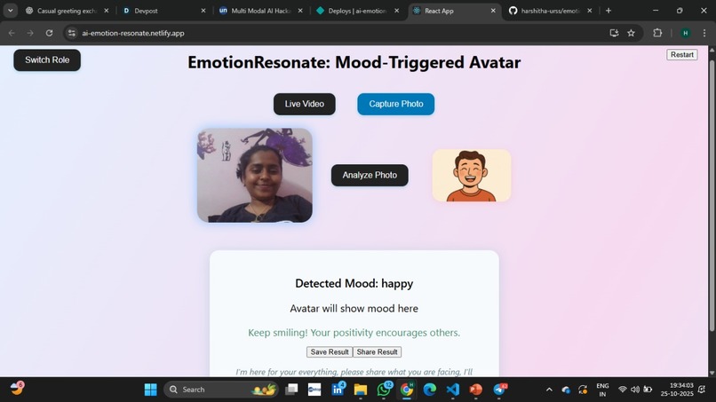EmotionResonate: AI Mood Avatar – screenshot 4