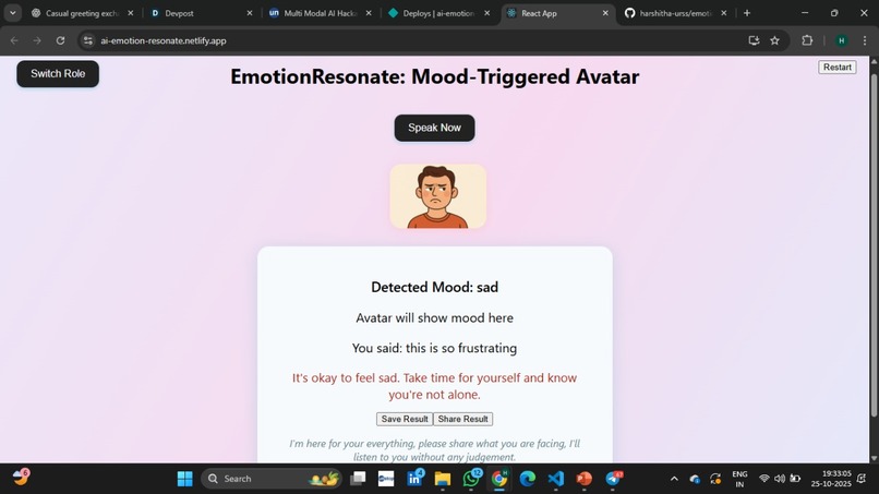 EmotionResonate: AI Mood Avatar – screenshot 5