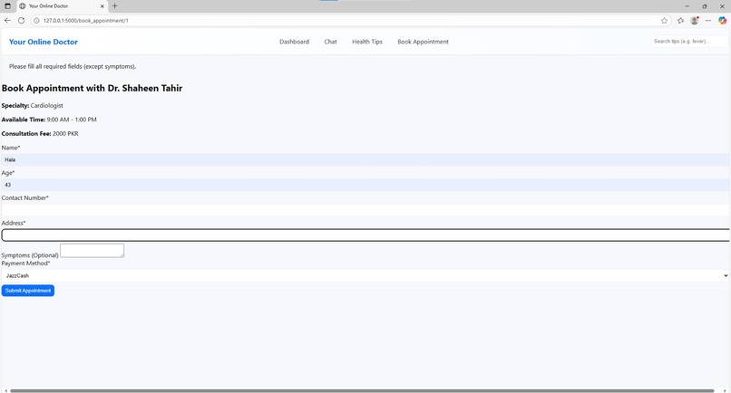 Your Online Doctor – screenshot 3